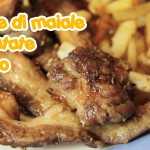 costine di maiale con patate al forno