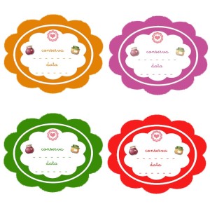 Etichette per conserve stampabili