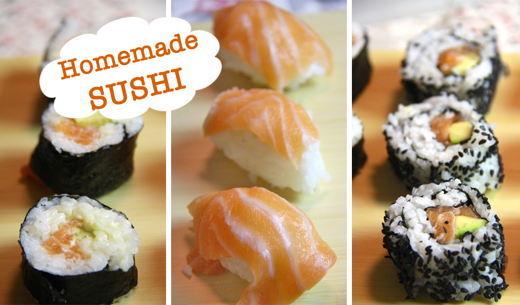 Sushi Homemade: Uramaki, Futomaki e Nigiri