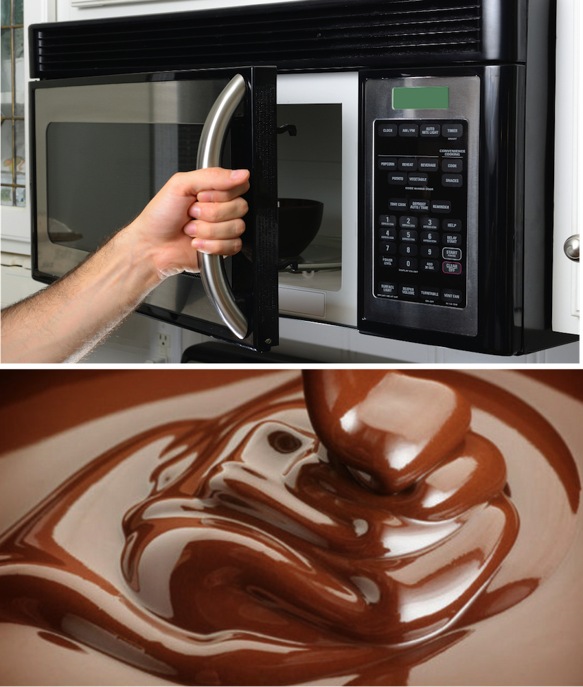 Microonde: come fondere cioccolato, burro, miele, gelatina