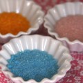 Zucchero colorato fatto in casa